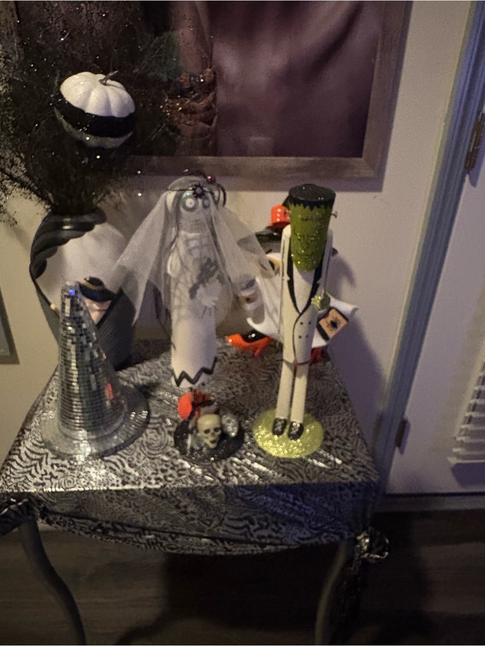 FRANKIE and his BRIDE 15 inc metal HALLOWEEN FUN 🎃 - Picture 13 of 14